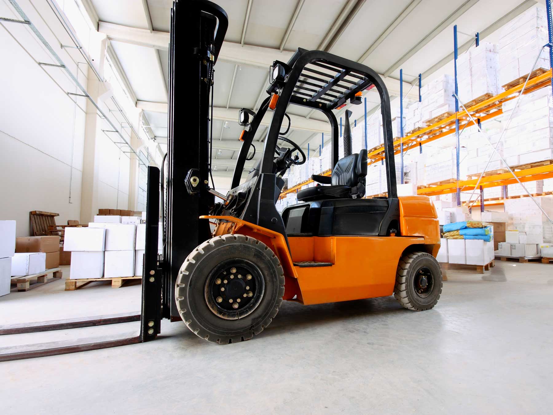 What does forklift operation safety training involve? - Bruin Language